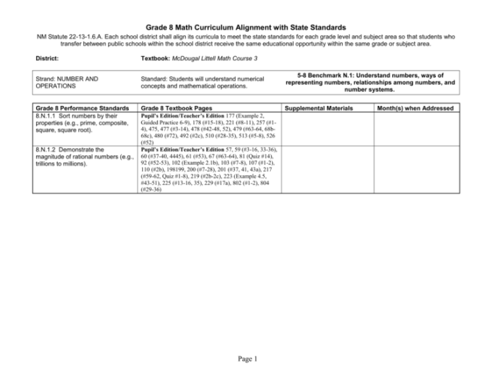 Mcdougal littell math course 3 answer key