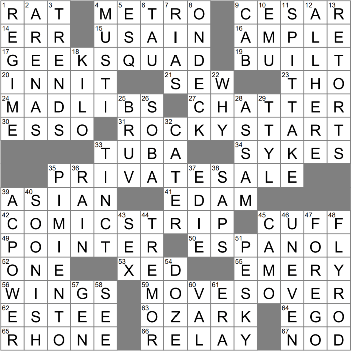 Harper in far north crossword