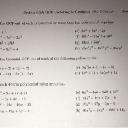 Factoring